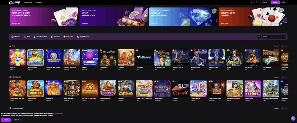 Casiny Casino Review An In-Depth Look at Gaming Excellence Casiny Casino Review An In-Depth Look at Gaming Excellence